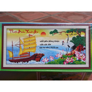 Tranh đính đá thuận buồm xuôi gió H775