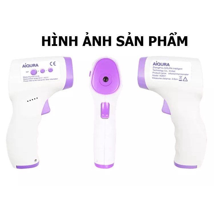 Nhiệt kế điện tử AD-801 đo thân nhiệt bằng hồng ngoại - NK