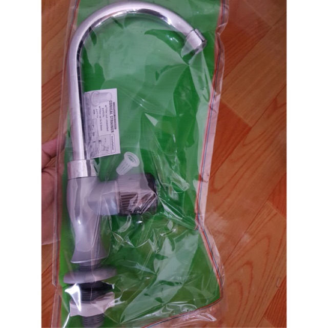 Vòi rửa chén âm bồn tay vặn ống inox Water Tec - Mã WT0012