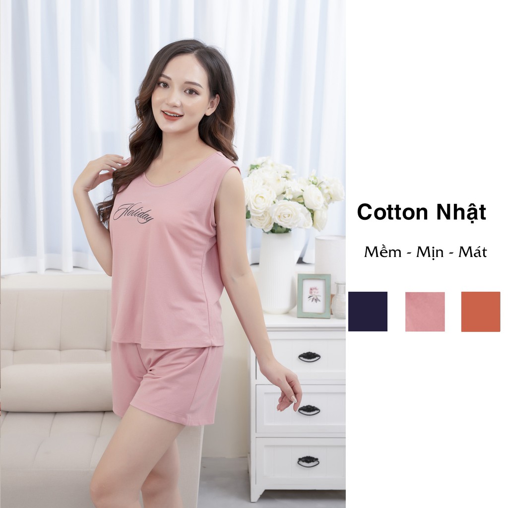 [XẢ KHO - SALE] Bộ đùi nữ mặc nhà - Cotton Nhật co giãn 4 chiều, Mềm mại & Thoải mái | BigBuy360 - bigbuy360.vn