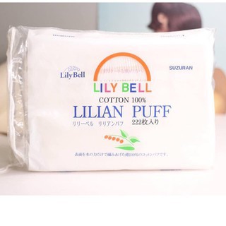 Bông tẩy trang Lily Bell 222 Miếng và 240 Miếng - Nhật Bản