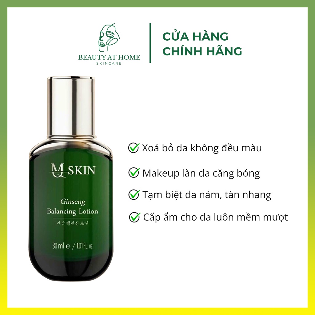 Tái Tạo Da BB Cream MQ Skin dưỡng chất thấm gấp 5 lần nuôi dưỡng sâu gingseng balancing lotion - Beauty at home