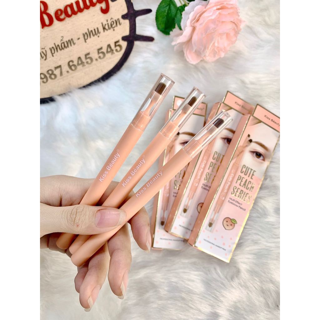 Chì kẻ mày 2 đầu Cute Peach Series E318 | BigBuy360 - bigbuy360.vn