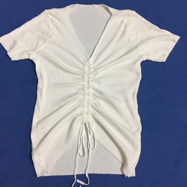 Áo Croptop dây rút ngực | BigBuy360 - bigbuy360.vn