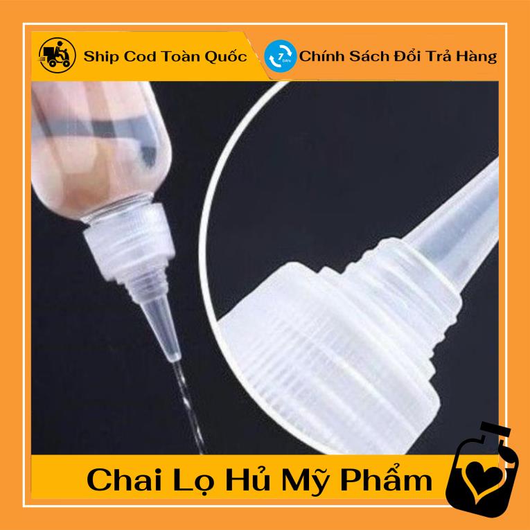 Chai Chiết Mĩ Phẩm ❤ TOP GIÁ RẺ ❤ [20ml] Chai nhựa pet nút nhọn , chai chiết mực , , phụ kiện du lịch