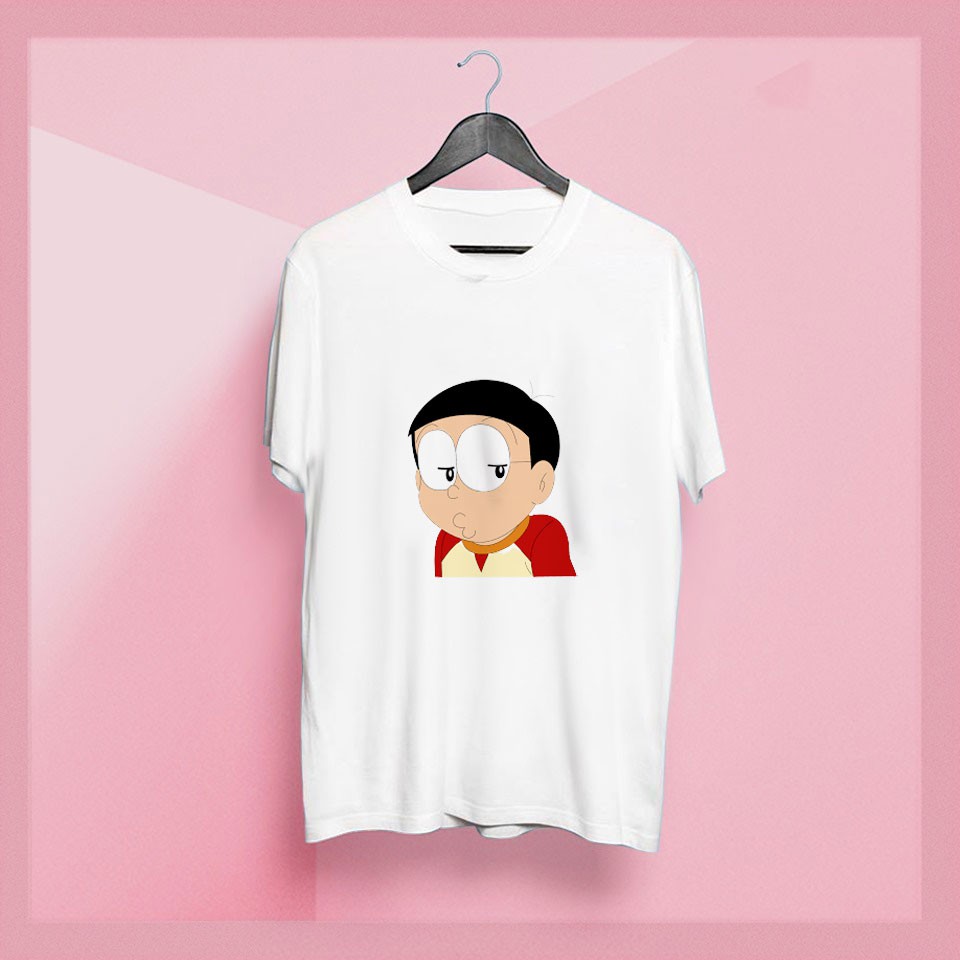 Áo Thun Phim Hoạt Hình Doraemon - Nobita ( Có Size Trẻ Em ) 21.25