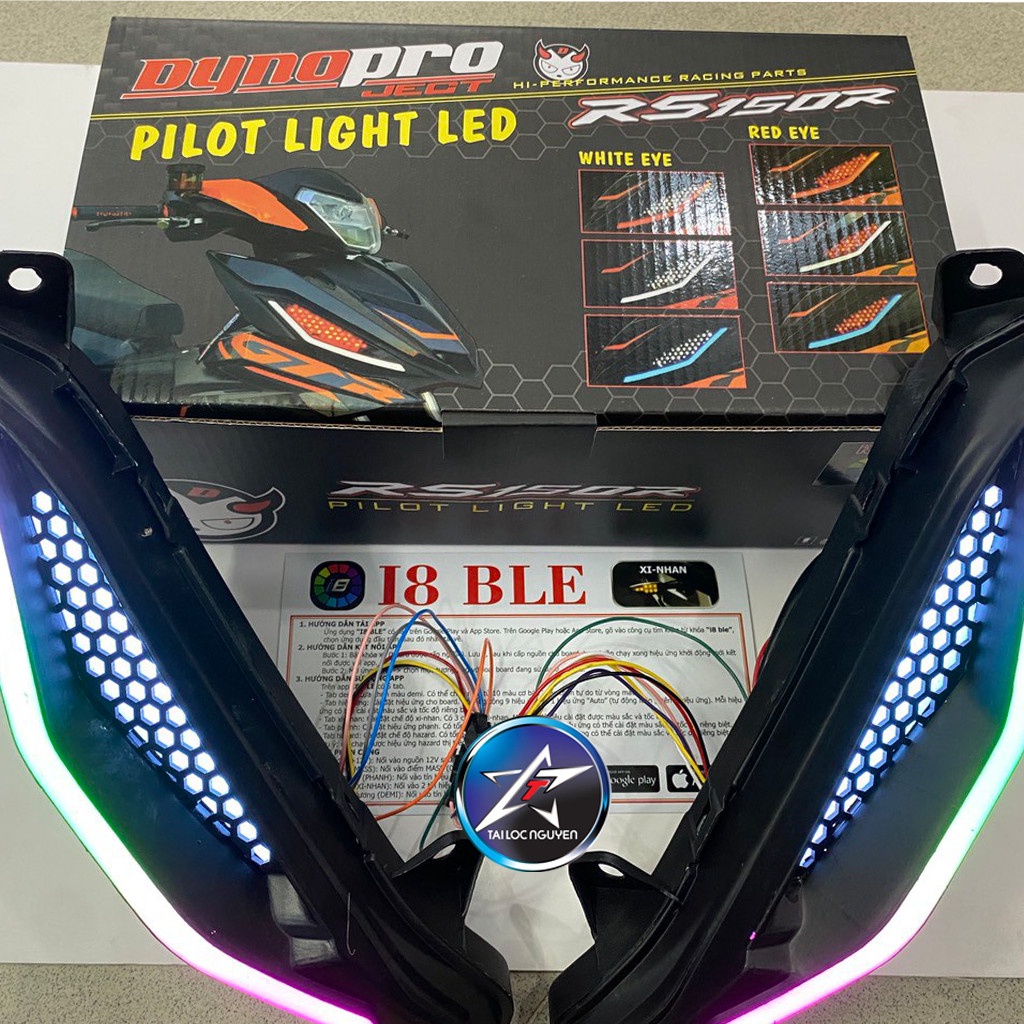 BỢ DEMI MẮT CÁO / MẮT LƯỚI VIỀN AUDI I8 CHO WINNER V1