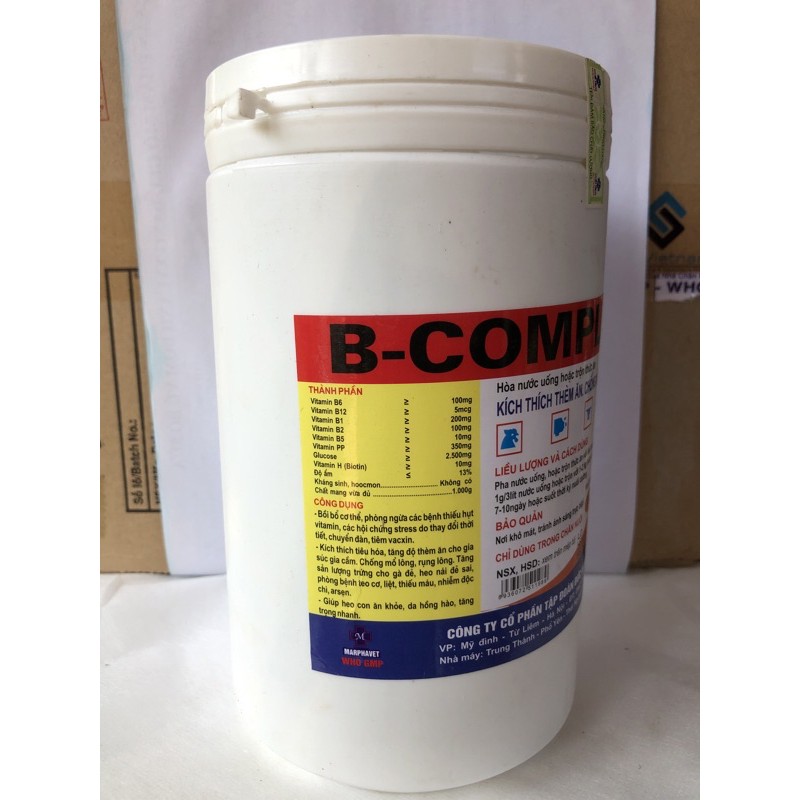 Bổ sung vitamin và khoáng chất cho gà đá 1kg BcomLEX Cho Gà Đá