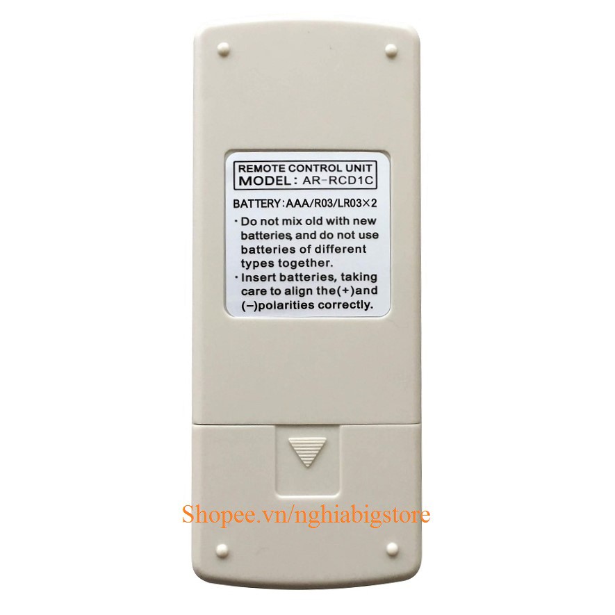 Remote Điều Khiển Máy Lạnh FUJITSU, Điều Hòa AR-RCD1C