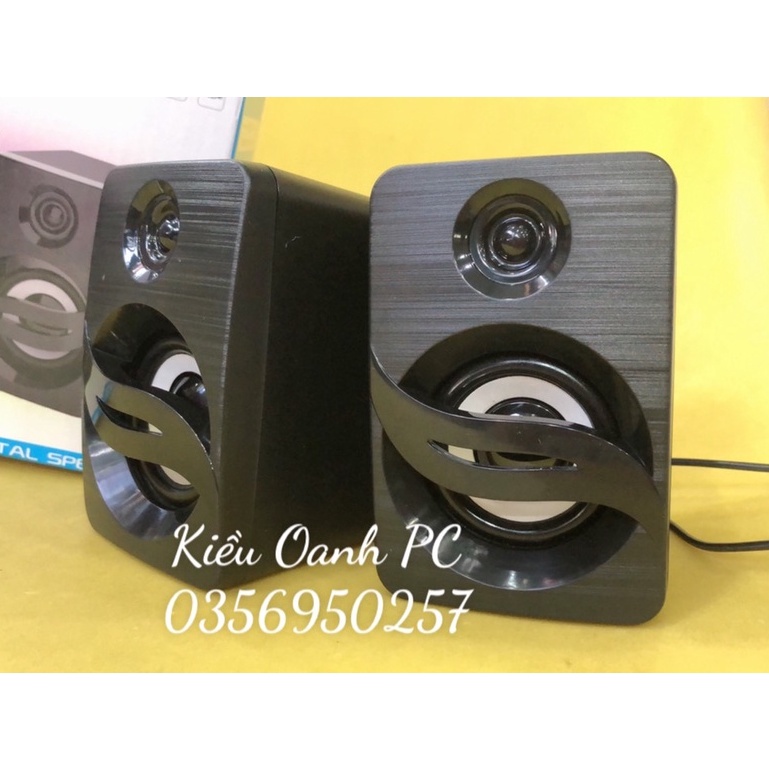 Loa vi tính 2.0 để bàn Leerfei E-350T Công Suất Lớn Dùng Cho Máy Vi Tính PC, Laptop, Tivi