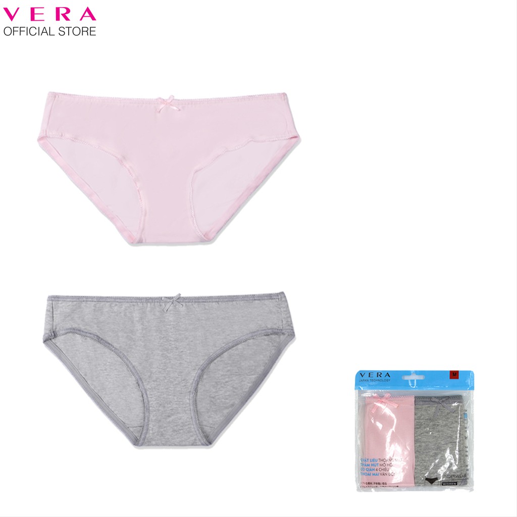 Combo 02 quần lót nữ cotton lưng vừa VERA | BigBuy360 - bigbuy360.vn