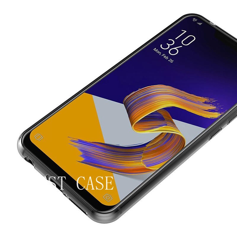 Ốp điện thoại TPU silicon mềm trong suốt chống sốc cho Asus Zenfone 5Z ZS620KL