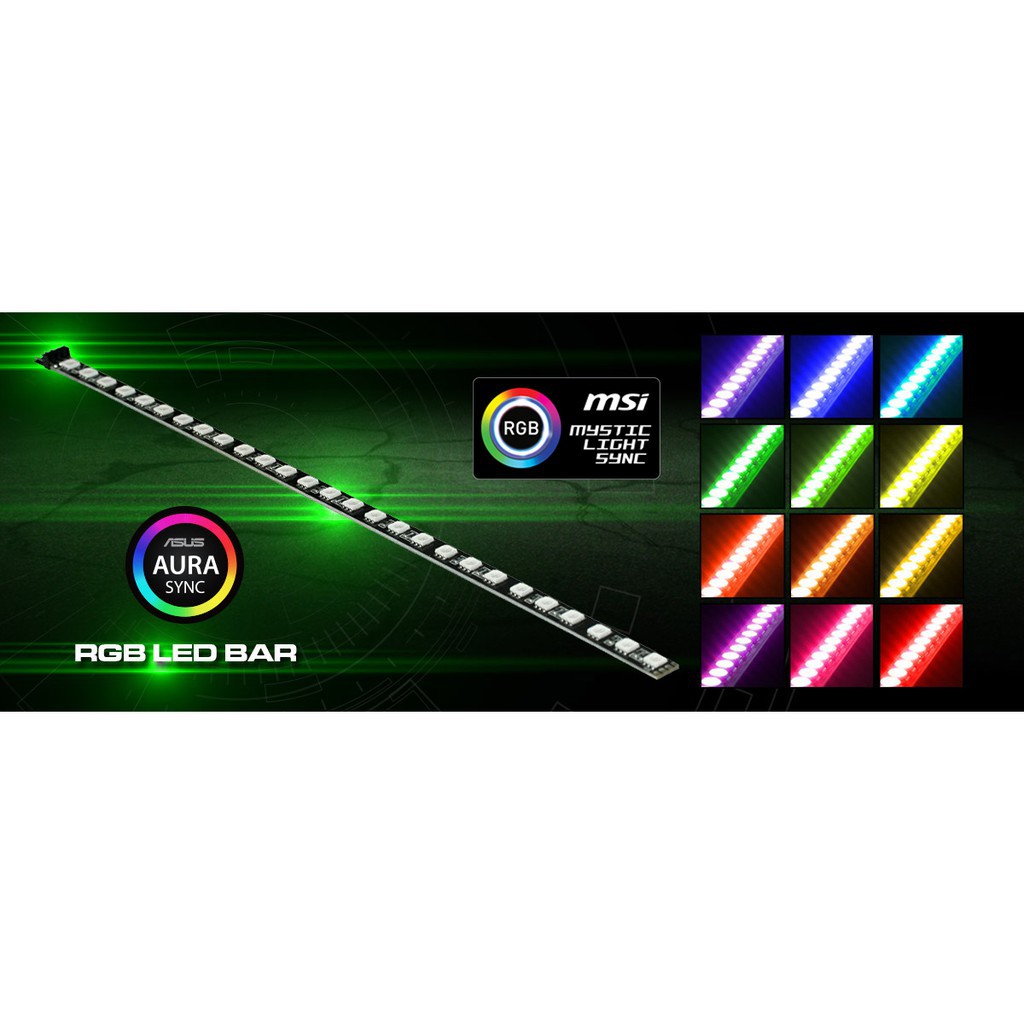 Dây led 12v RGB đồng bộ Aura Sync, RGB Fusion, MSI Mystic Light, ASrock RGB