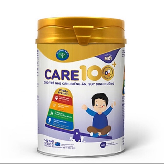 Sữa bột Care 100+ 900gr