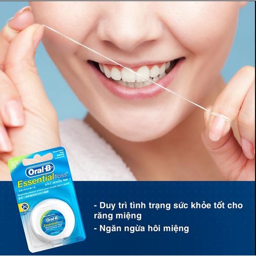 Chỉ nha khoa Oral B - Làm sạch chân răng - Chỉ kẽ răng nhập khẩu từ Ireland bởi tập đoàn P&amp;G - Trung Đông Pharmacy