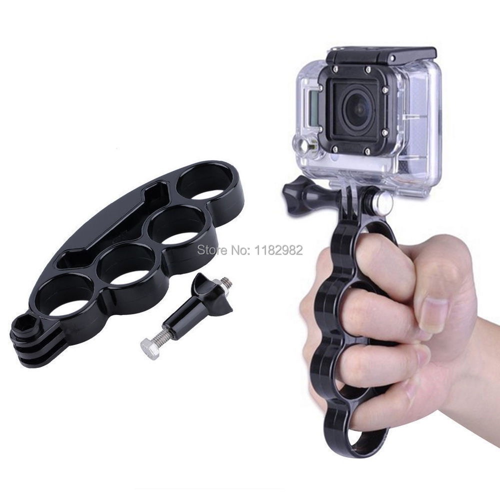 Giá đỡ máy ảnh GoPro Hero 4 3+ 3 2 yi Camera sj4000 sj5000 kèm ốc vít ngón tay
