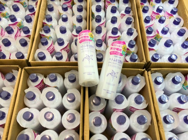 Nội địa Nhật - nước hoa hồng ý dĩ Naturie Hatomugi Skin Conditioner 500ml