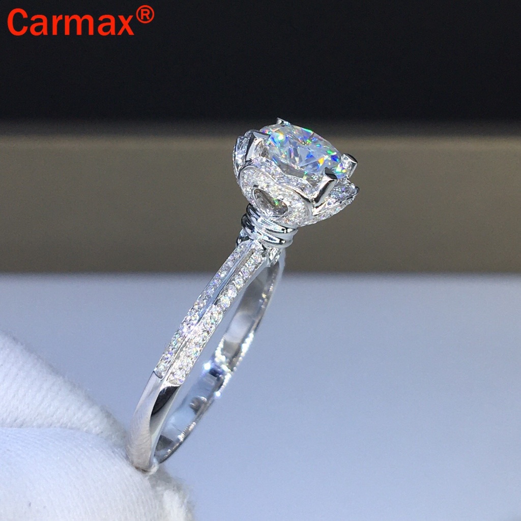 Nhẫn thời trang họa tiết kiểu moissanite