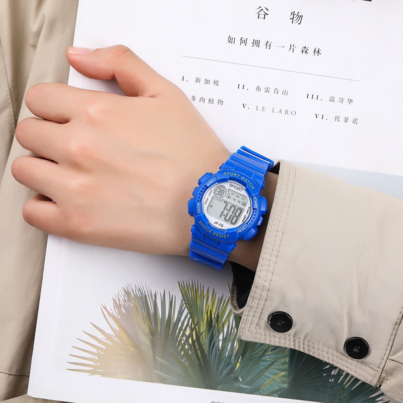 ĐỒNG HỒ NỮ DÂY CAO SU SPORT D406 JF75 MẶT TRÒN NHỎ XINH | BigBuy360 - bigbuy360.vn