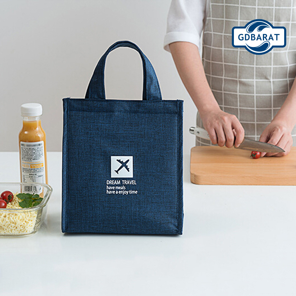 Túi Đựng Hộp Cơm Trưa Cách Nhiệt Chống Thấm Nước Tiện Dụng