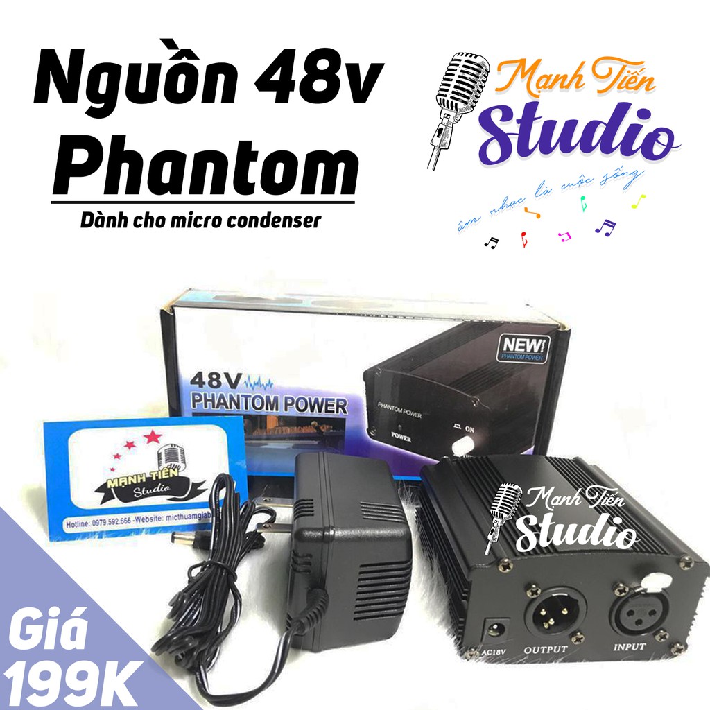 [HÀNG CHUẨN] Nguồn PhanTom Power 48V DÙNG CHO MICRO