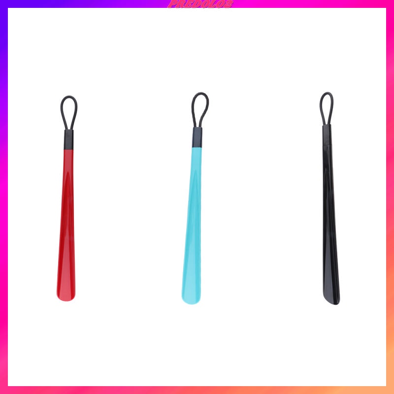 [Predolo2] Dụng Cụ Hỗ Trợ Mang Giày Bằng Nhựa 20 &quot;Tay Cầm Dài Màu Đen Chắc Chắn