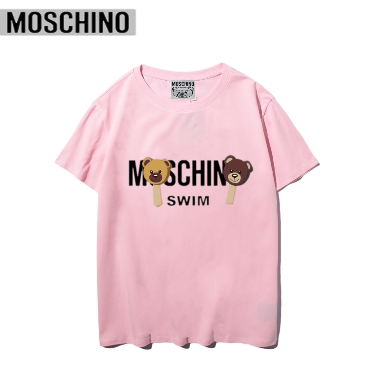 Áo thun cổ tròn Moschino thời trang trẻ trung cá tính