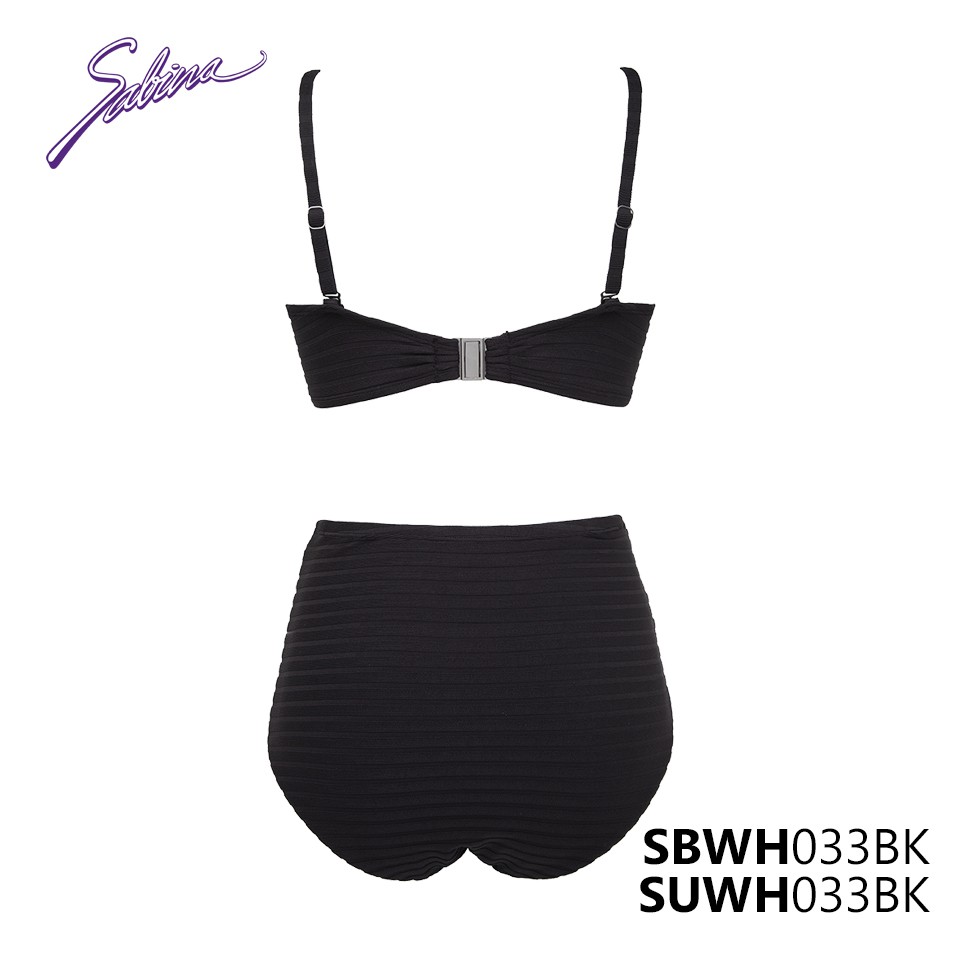 Set Đồ Bơi Bikini Cao Cấp Màu Đen Swimwear By Sabina SBWH033BK+SUWH033BK