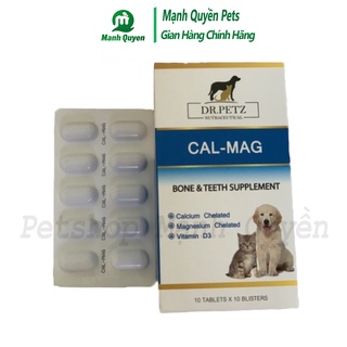 Viên canxi cal mag - bổ sung canxi, vitamin và khoáng cho chó, mèo - thái lan - 10 viên