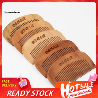 Lược Chải Tóc Bằng Gỗ Đào Tự Nhiên Chống Tĩnh Điện