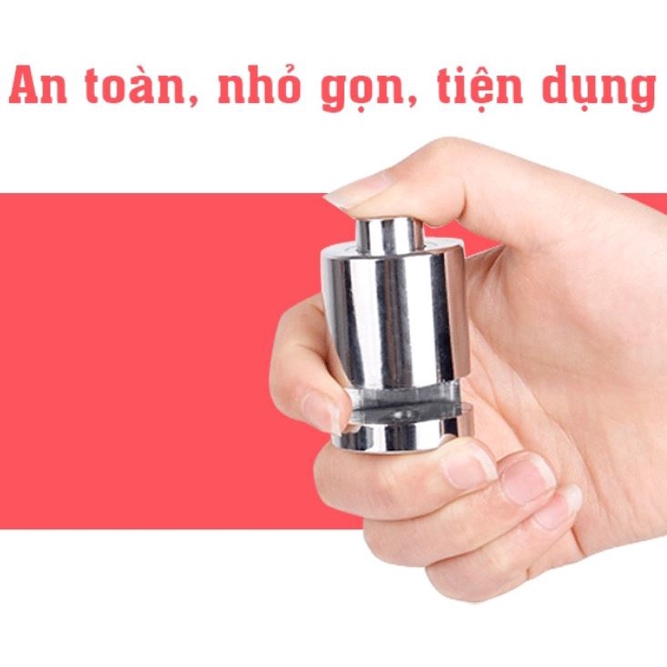 Khóa phanh đĩa xe máy hình trụ chống trộm, thép nguyên khối an toàn thông minh