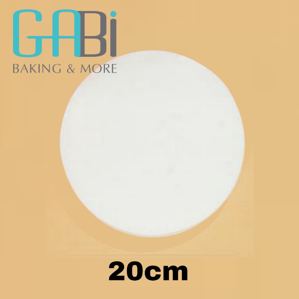 Set 20 giấy nến tròn lót bánh chống dính