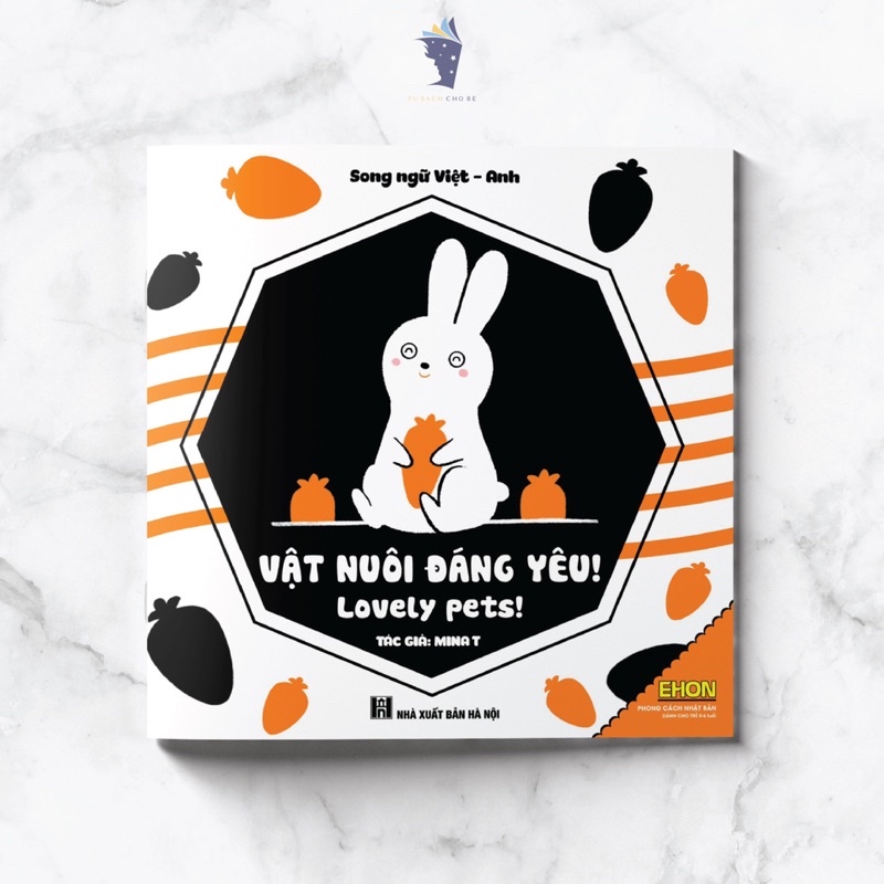 Sách - bộ 6 cuốn Ehon kích thích thị giác - âm thanh cho trẻ sơ sinh