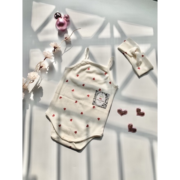 Body 2 dây vải cotton Hàn quốc mềm mịn SWEET CHERRY