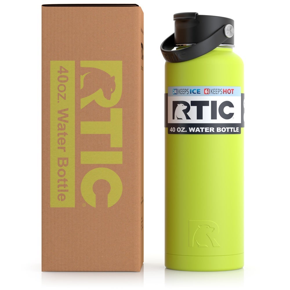 Bình nước giữ nhiệt Mỹ RTIC 40oz (1182ml) bằng thép không rỉ , RTIC Bottle New Model 40oz Stainless Steel luckily1702