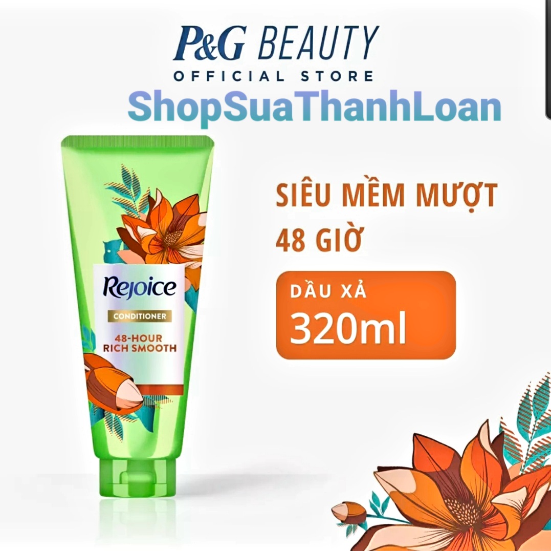 Dầu xả Rejoice Siêu mềm mượt tuýp 320ml