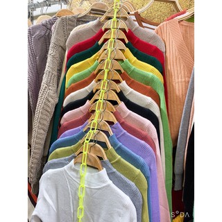 Áo len tăm cổ cao 5P (8101#)