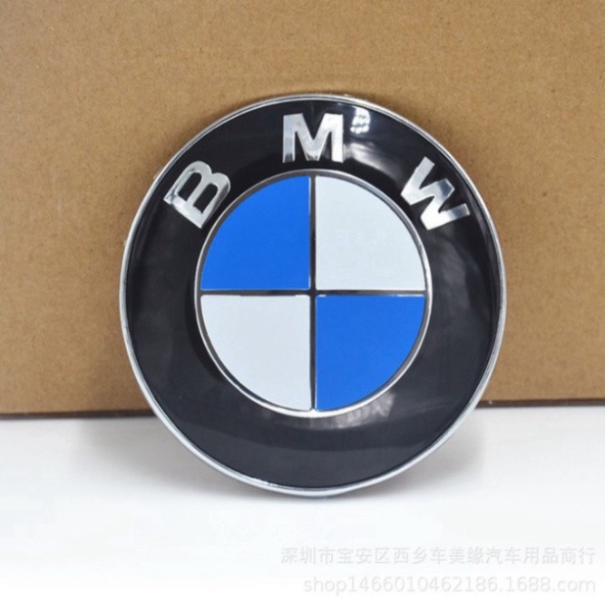 [GIÁ SỐC - HÀNG CHÍNH HÃNG] 01 Logo biểu tượng huy hiệu cao cấp gắn sau xe BMW đường kính 74MM (HÀNG LOẠI 1)