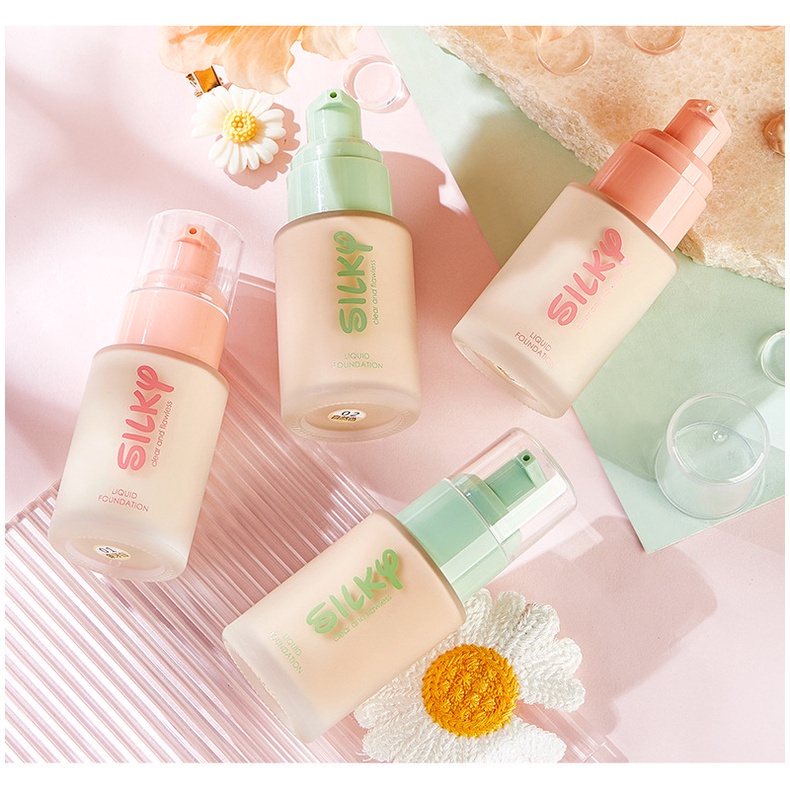 Kem Nền BAXI Lỏng, Nhẹ, Dưỡng Ẩm Cho Da Dầu, Da Khô, Che Khuyết Điểm, Kiểm Soát Dầu, Dưỡng Ẩm | BigBuy360 - bigbuy360.vn