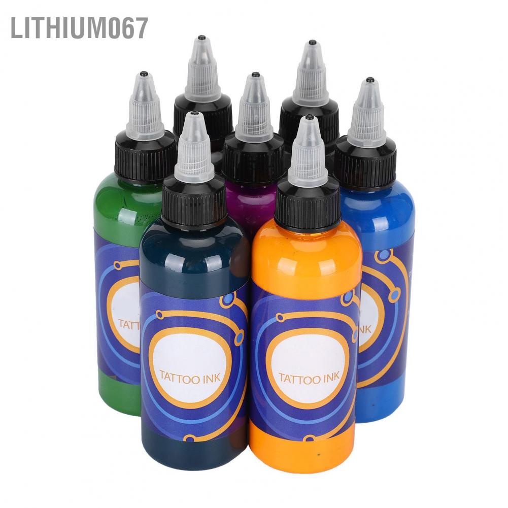 Mực vẽ xăm cơ thể tạm thời lên màu nhanh lâu dài chuyên nghiệp 90ml