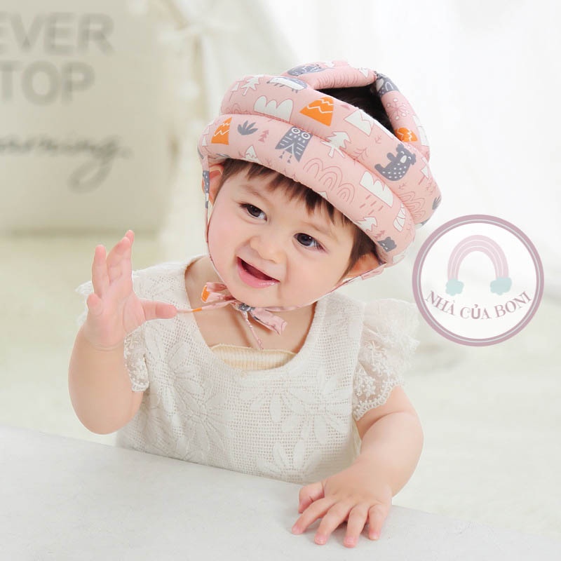 Mũ Bảo Hiểm Bảo Vệ Đầu Cho Bé Tập Đi An Toàn Có Điều Chỉnh Kích Thước