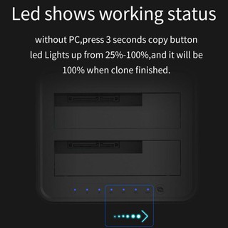 [FREESHIP] DOCK HDD BLUEENDLESS HD07A SATA 2.5” + 3.5” USB 3.0 ( HỖ TRỢ LÊN ĐẾN 10TB )