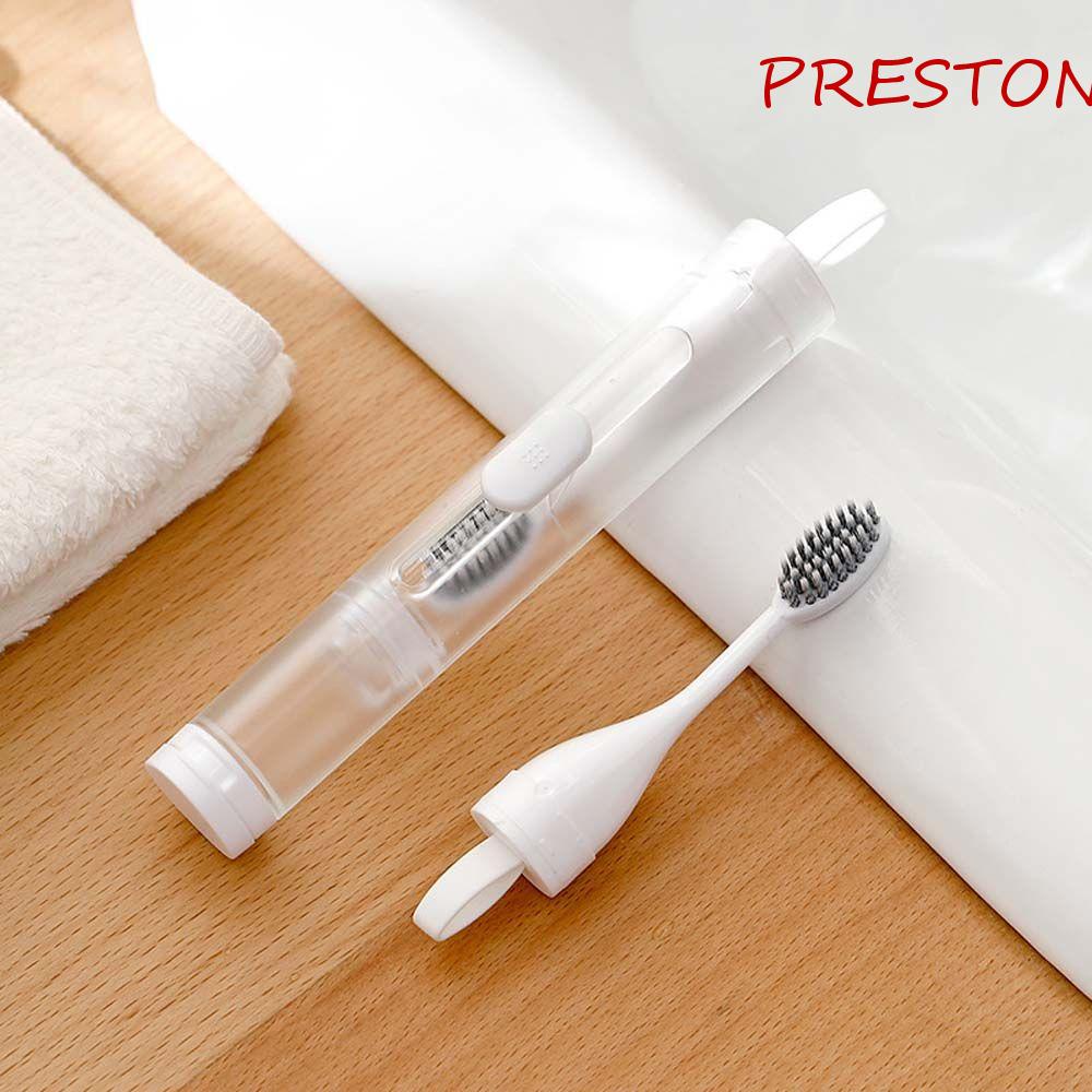 Bàn Chải Đánh Răng Nhựa Lông Mềm Gấp Gọn Sáng Tạo Dùng Khi Đi Cắm Trại