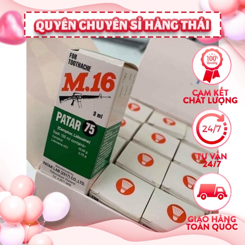 đau răng patar m16 thái lan