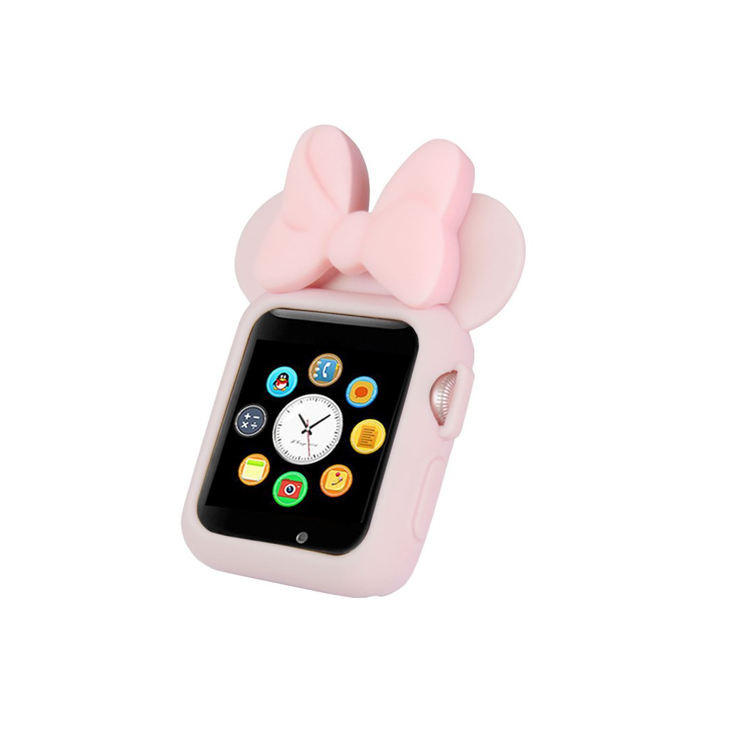 Vỏ hình chuột Minnie cho đồng hồ thông minh Apple Watch Series 5/4/3/2/1 38mm/42mm/40mm/44mm