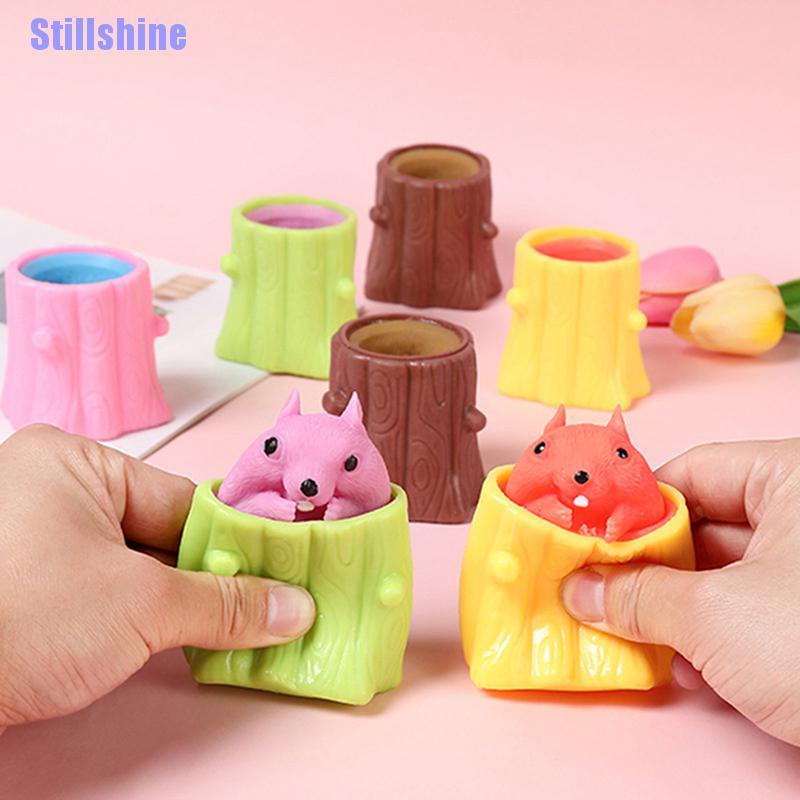 ிĐồ Chơi Nắn Bóp Giúp Giải Tỏa Căng Thẳng Hình Chú Sóc Đáng Yêu