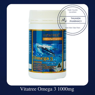 Vitatree Omega 3 1000mg - viên uống dầu cá tốt cho mắt, tim mạch (hộp 120v)