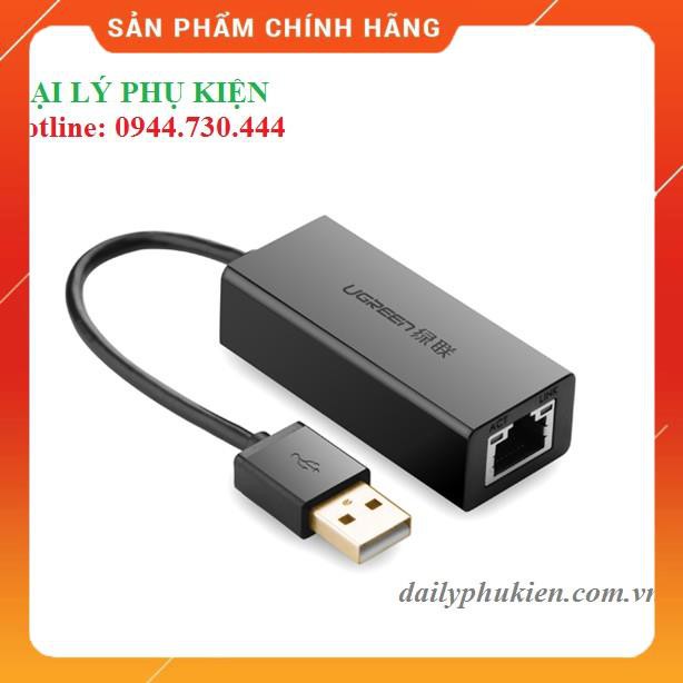 (Có sẵn) Cáp chuyển USB 2.0 sang Lan UGREEN 20254 _Siêu rẻ