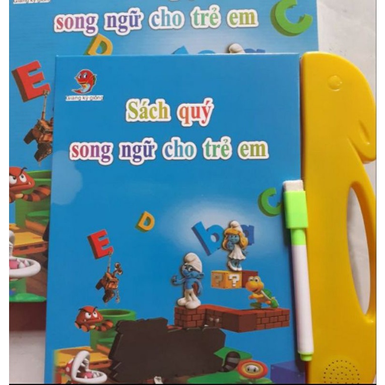 sách nói điện tử song ngữ cho bé