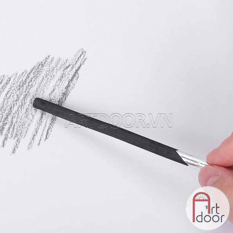 [ARTDOOR] Than cành MONT MARTE Willow Charcoal 10 cây (hộp thiếc)